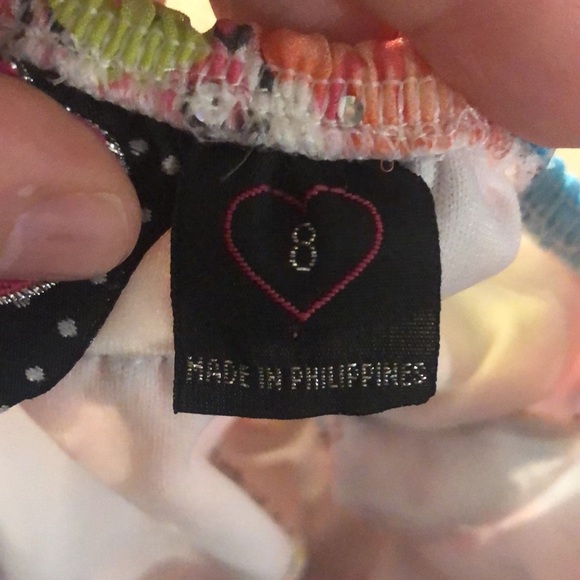 🎉4 for $20 Forever Me Hawaiian Print Ruffled Tier Dress, size 8 - Picture 6 of 8